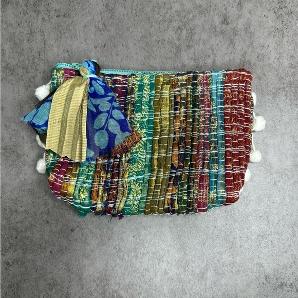 Shiraleah Boho Pom Pom Tassel Clutch - Picture 3 of 6